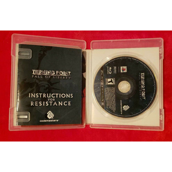 Turning Point: Fall of Liberty 2008 PlayStation 3 PS3 Complete w/ Manual - Picture 3 of 4